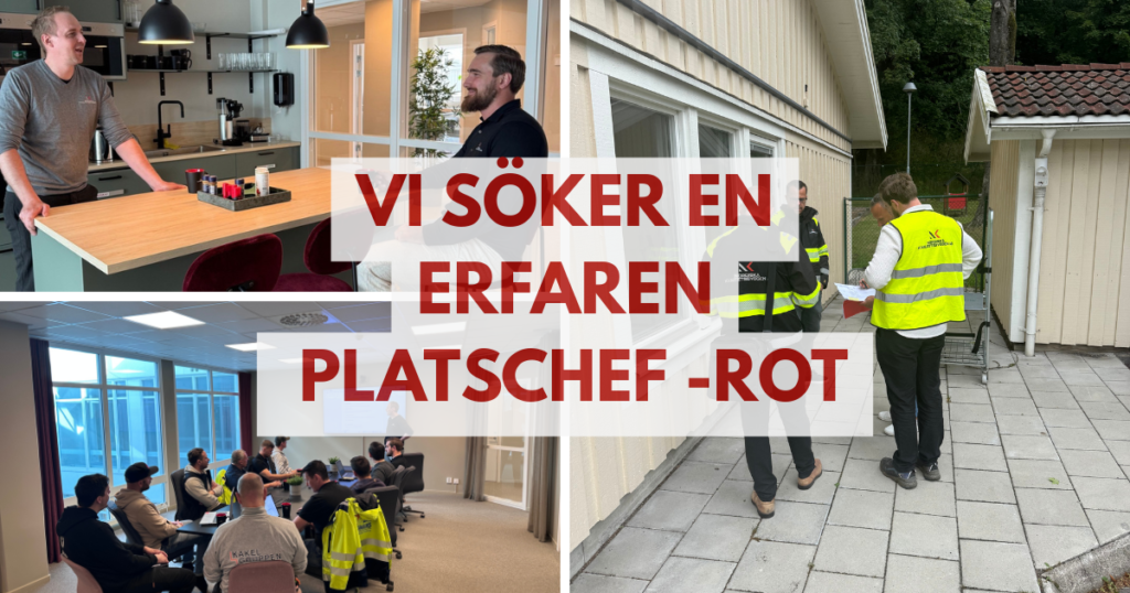 Erfaren Platschef ROT Göteborg